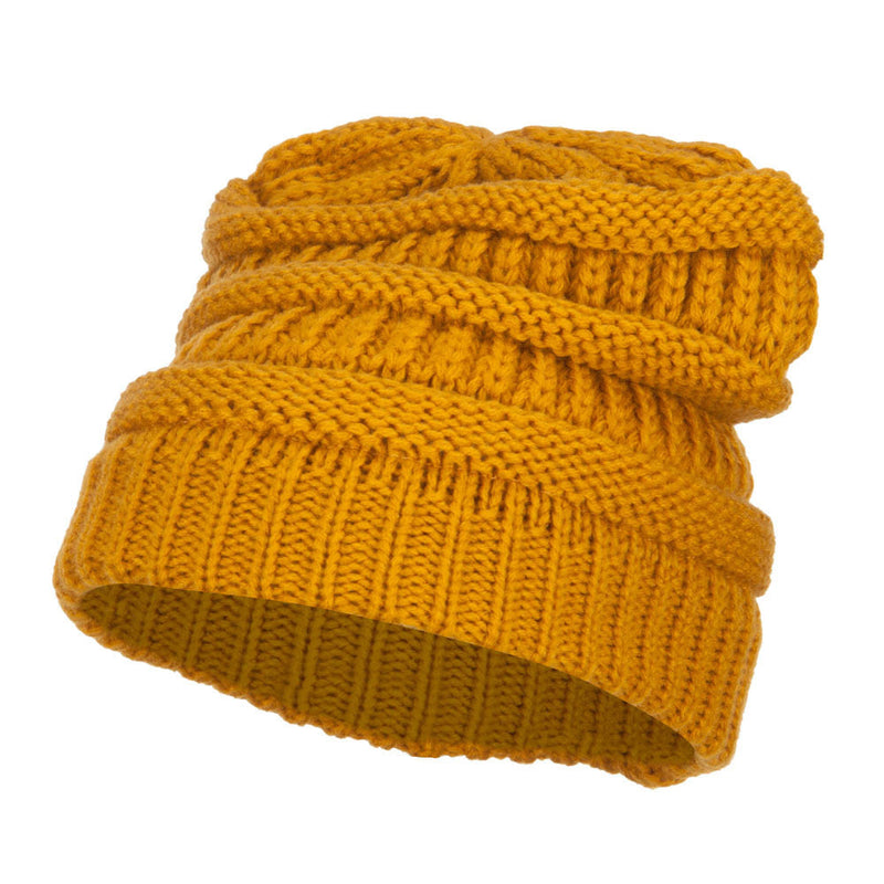 Women's Patterned Knit Beanie Cap