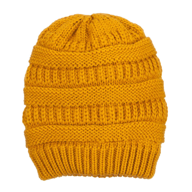 Women's Patterned Knit Beanie Cap