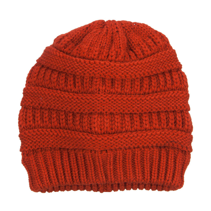 Women's Patterned Knit Beanie Cap