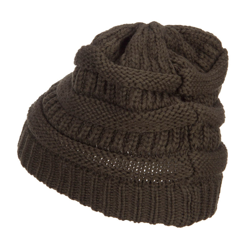 Women's Patterned Knit Beanie Cap