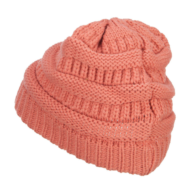 Women's Patterned Knit Beanie Cap
