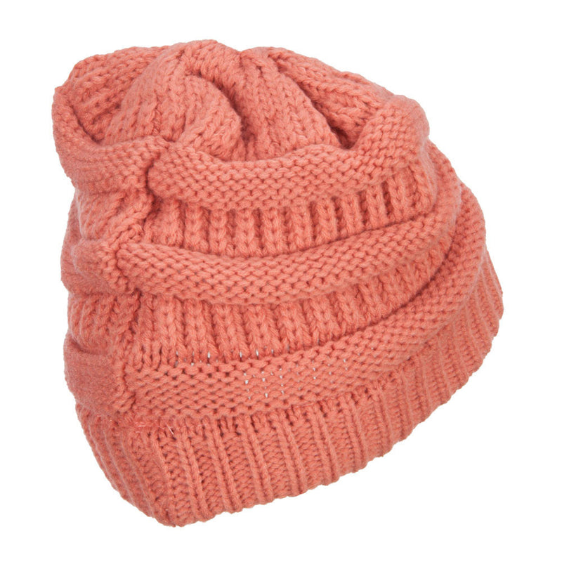 Women's Patterned Knit Beanie Cap