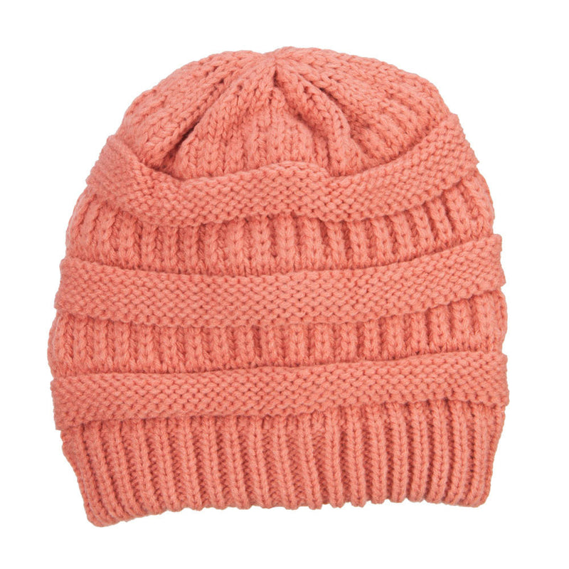 Women's Patterned Knit Beanie Cap
