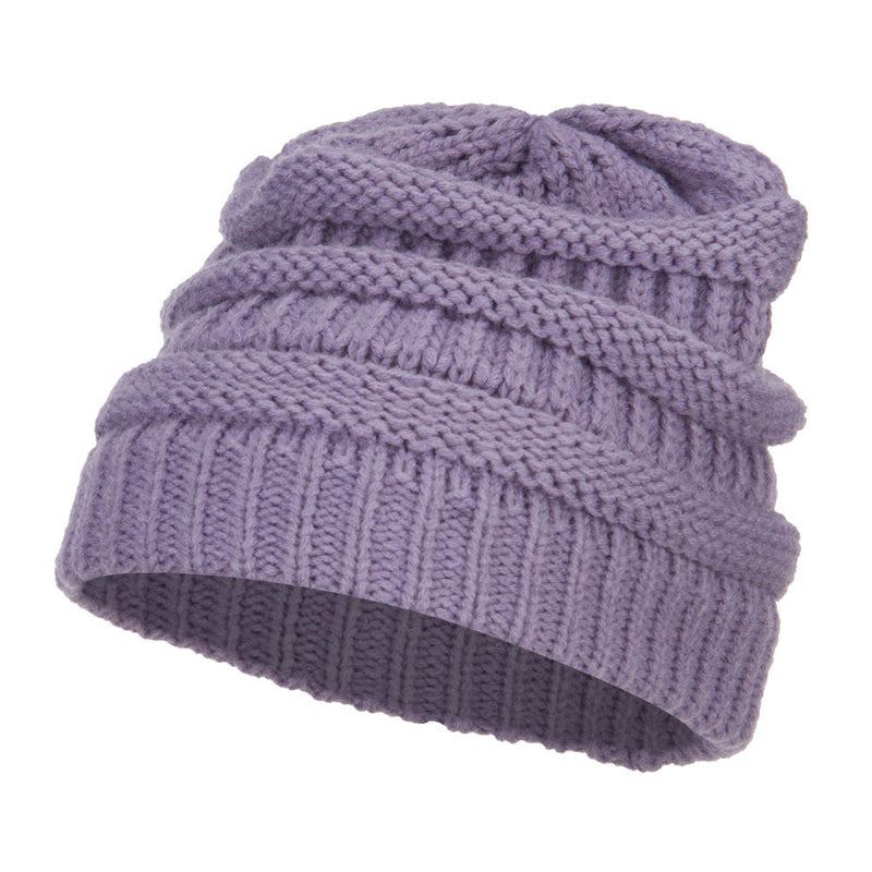 Women's Patterned Knit Beanie Cap