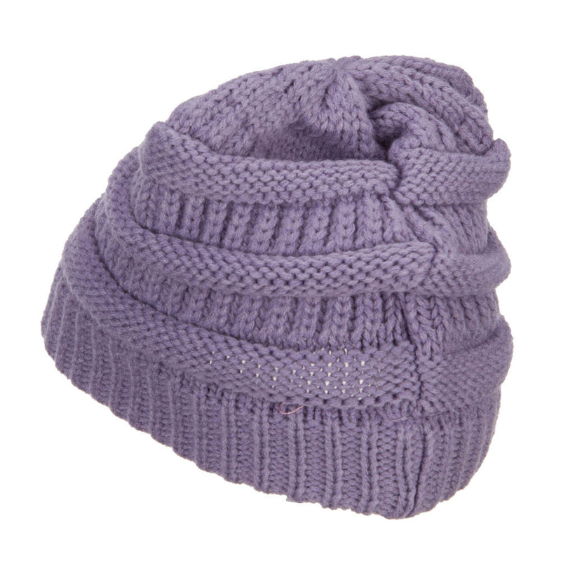 Women's Patterned Knit Beanie Cap