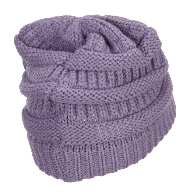 Women's Patterned Knit Beanie Cap
