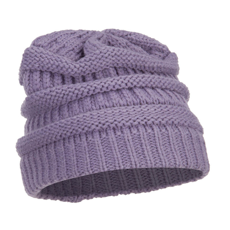 Women's Patterned Knit Beanie Cap
