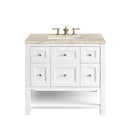 James Martin Breckenridge 36" Single Bathroom Vanity, Bright White