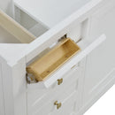 James Martin Chicago 60" Double Vanity Cabinet, Glossy White
