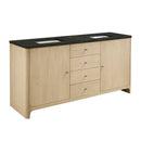 James Martin Gracyn 72" Double Bathroom Vanity, Coastal Driftwood