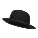 Wool Felt Bowler Wide Brim Hat