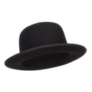 Wool Felt Bowler Wide Brim Hat
