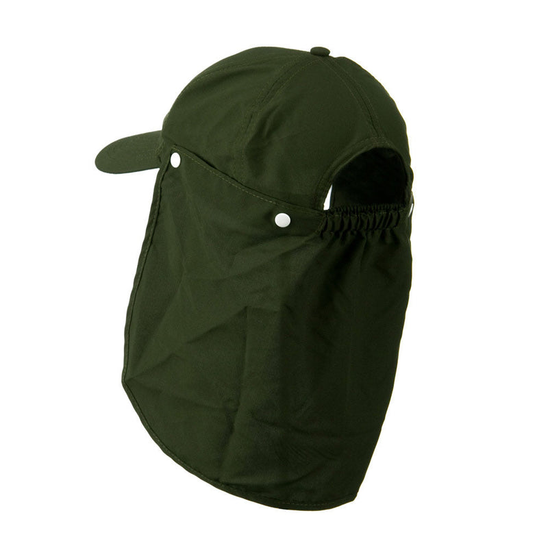 Water Repellent Microfiber Sun Block Flap Cap