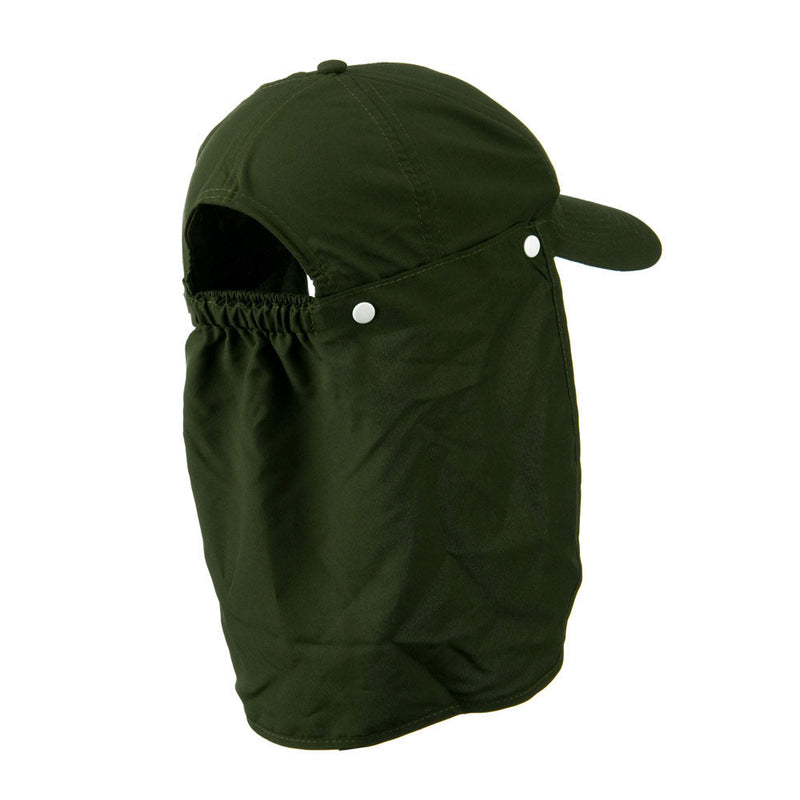 Water Repellent Microfiber Sun Block Flap Cap
