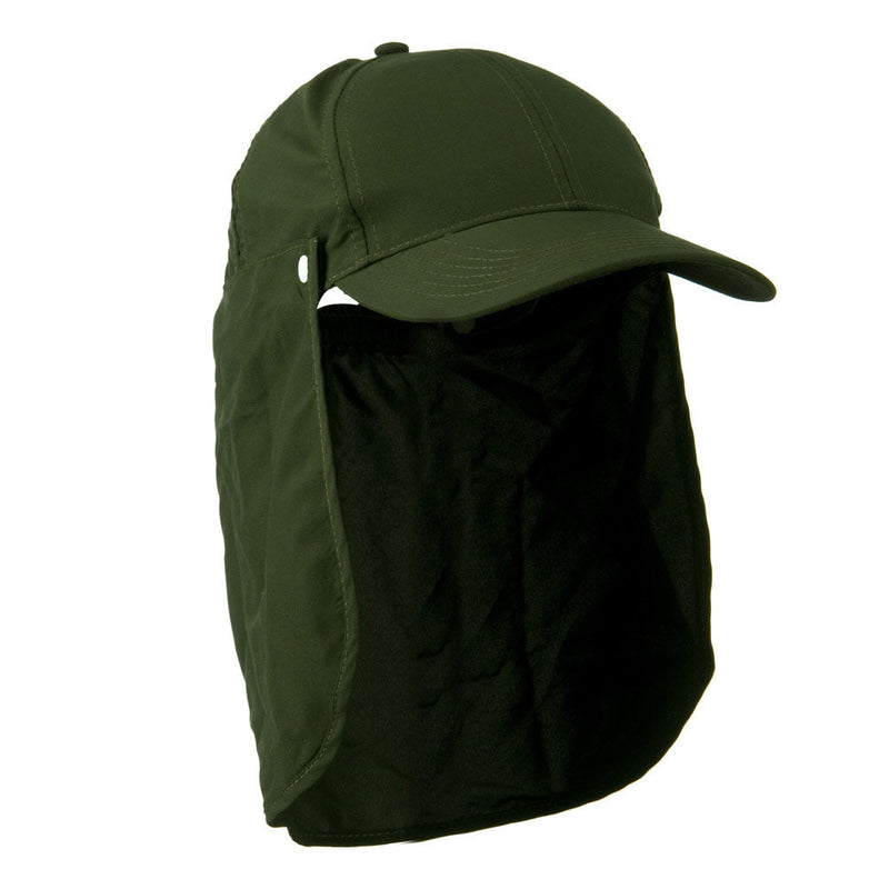 Water Repellent Microfiber Sun Block Flap Cap