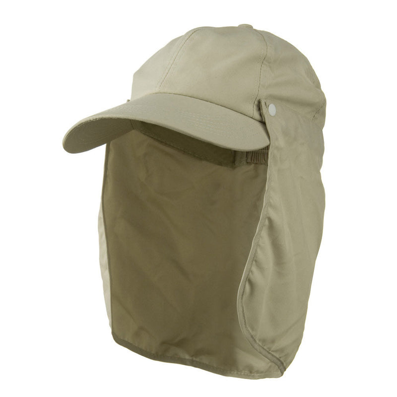 Water Repellent Microfiber Sun Block Flap Cap