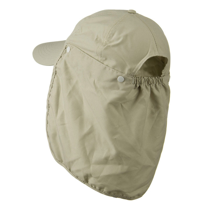 Water Repellent Microfiber Sun Block Flap Cap