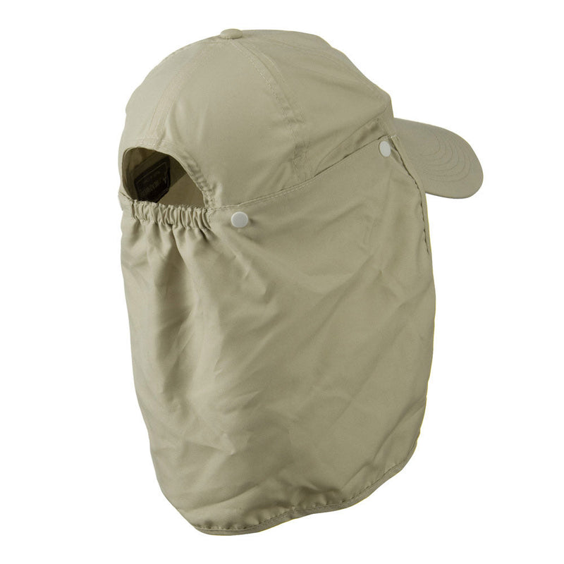 Water Repellent Microfiber Sun Block Flap Cap