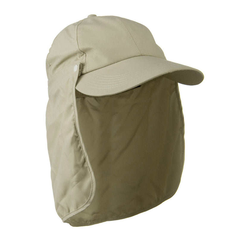 Water Repellent Microfiber Sun Block Flap Cap