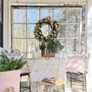 Faux Soft Pink Tulip Wreath by Decor Steals