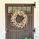 26 Inch Pink Blossom Wreath by Decor Steals