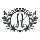 Wreath Monogram Initial