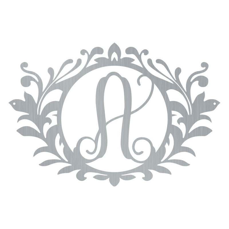 Wreath Monogram Initial