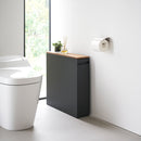 Pull-Out Bathroom Storage Cabinet - Steel + Wood