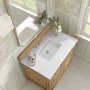 James Martin Lorelai 36" Single Bathroom Vanity, Light Natural Oak
