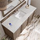 James Martin Bristol 60" Single Bathroom Vanity, Whitewashed Walnut