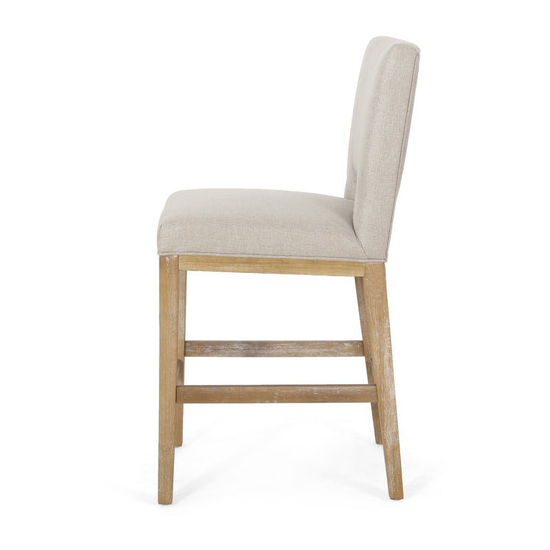 27 Inch Counter Stools, Set of 2, Fabric, photo 9 of 10