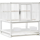 GobekUsa Wrought Iron Bird Cage for Conures, Lovebirds - 30 Inch