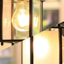 GobekUsa Black Finish Wall Lantern with Frosted Glass Shade for Outdoor Use