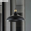 GobekUsa Wrought Iron Dome Industrial Ceiling Fixture Pendant Lighting - 12"/14" Diameter, 1 Light - Weathered Brass/Black