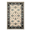 5' x 8' Handmade 100% Wool Traditional Oriental Area Rug Ivory