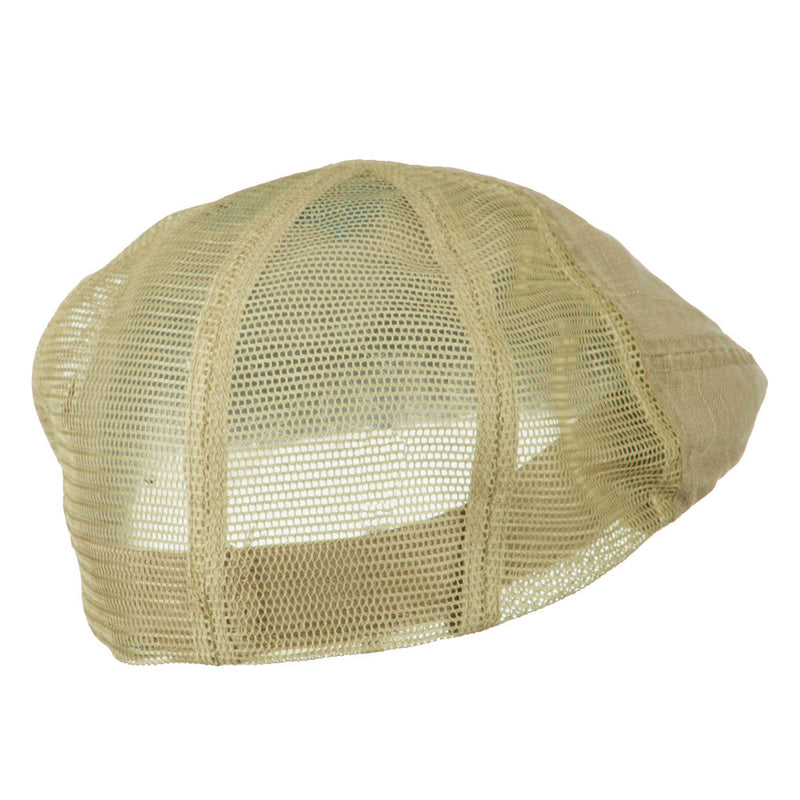 Washed Cotton Slub Twill Mesh Ivy Cap