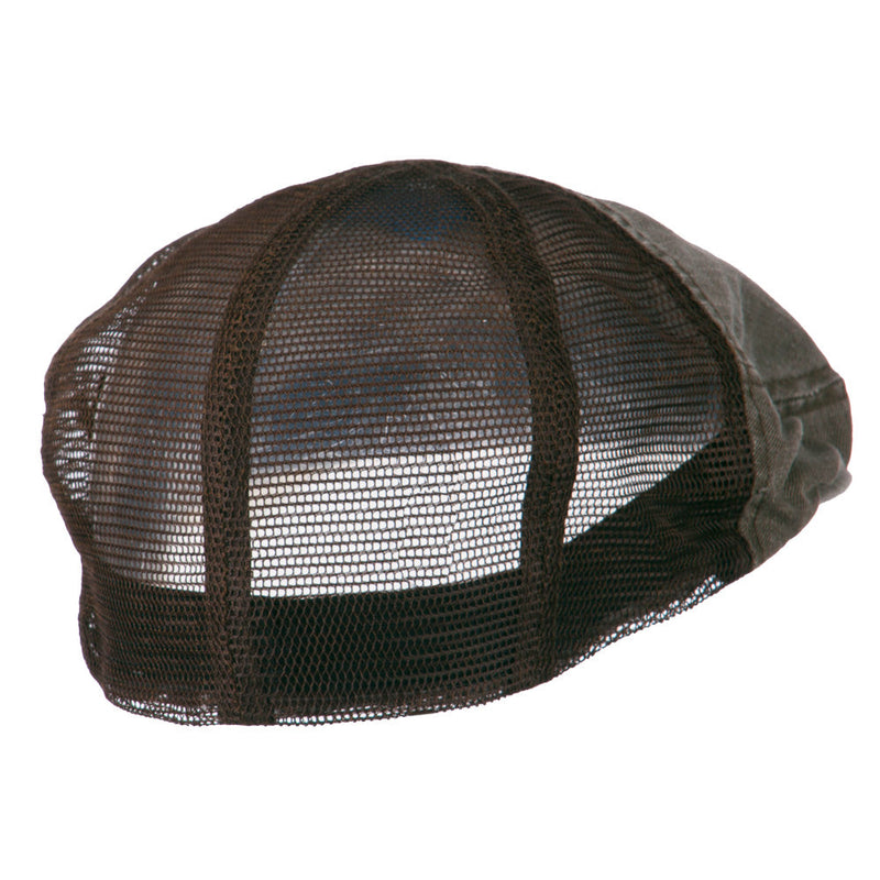 Washed Cotton Slub Twill Mesh Ivy Cap