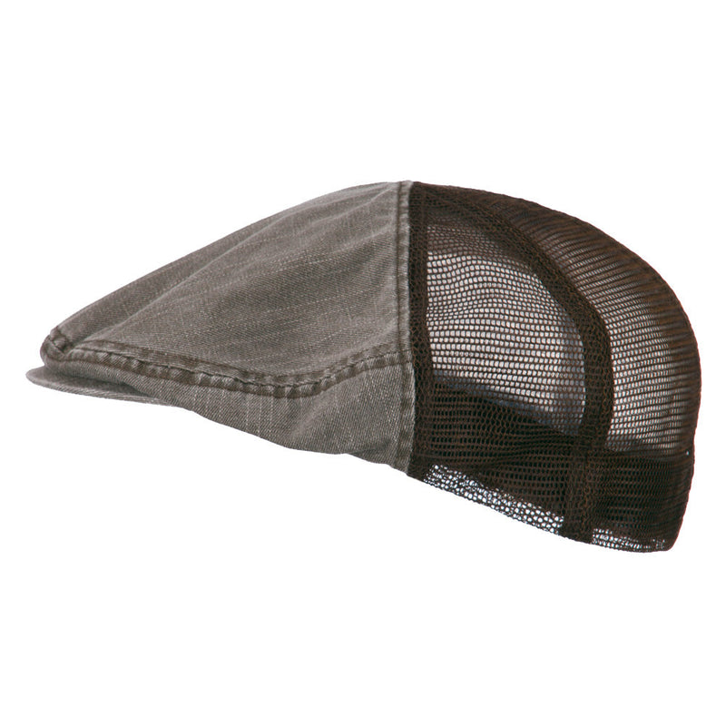 Washed Cotton Slub Twill Mesh Ivy Cap