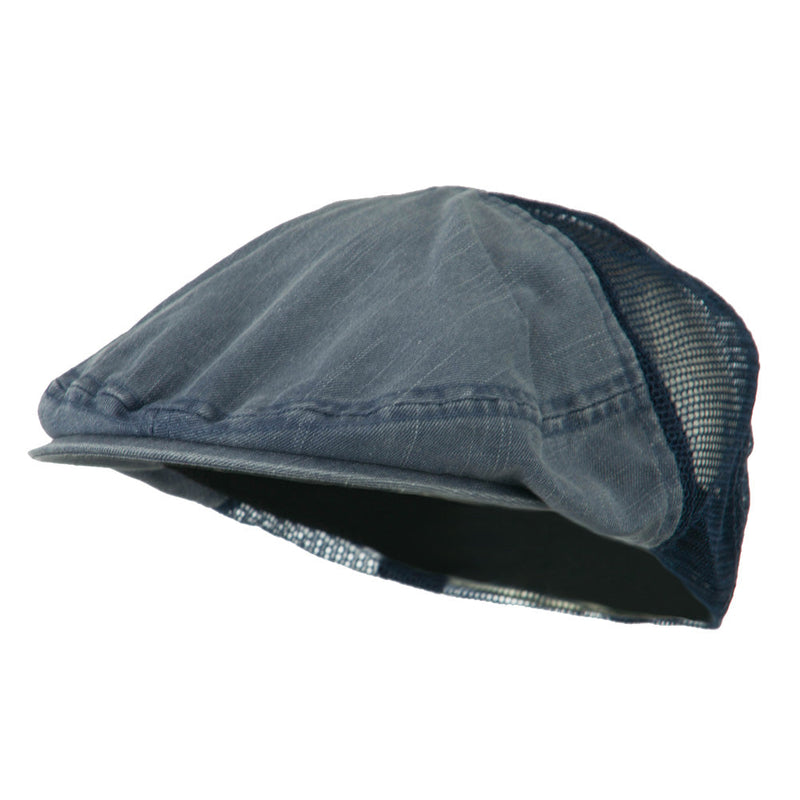 Washed Cotton Slub Twill Mesh Ivy Cap
