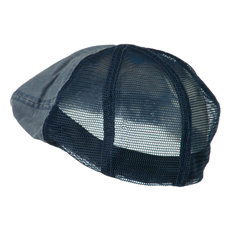 Washed Cotton Slub Twill Mesh Ivy Cap