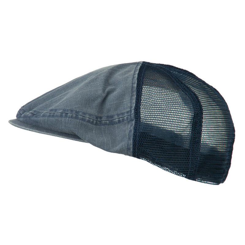 Washed Cotton Slub Twill Mesh Ivy Cap