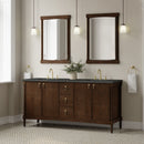 James Martin Kinnsden 72" Double Bathroom Vanity, Sable Oak