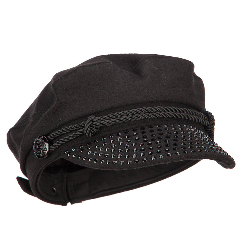Women's Stone Accent Greek Sailor Hat