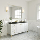 James Martin Chicago 60" Single Bathroom Vanity, Glossy White