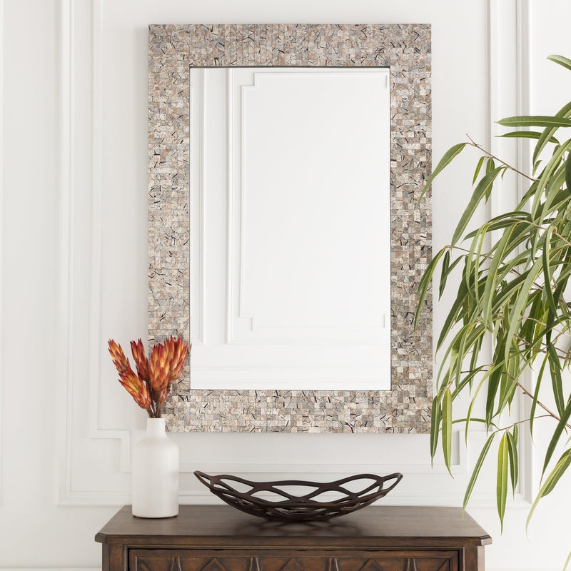 Nunspeet Global Gray Wall Mirror