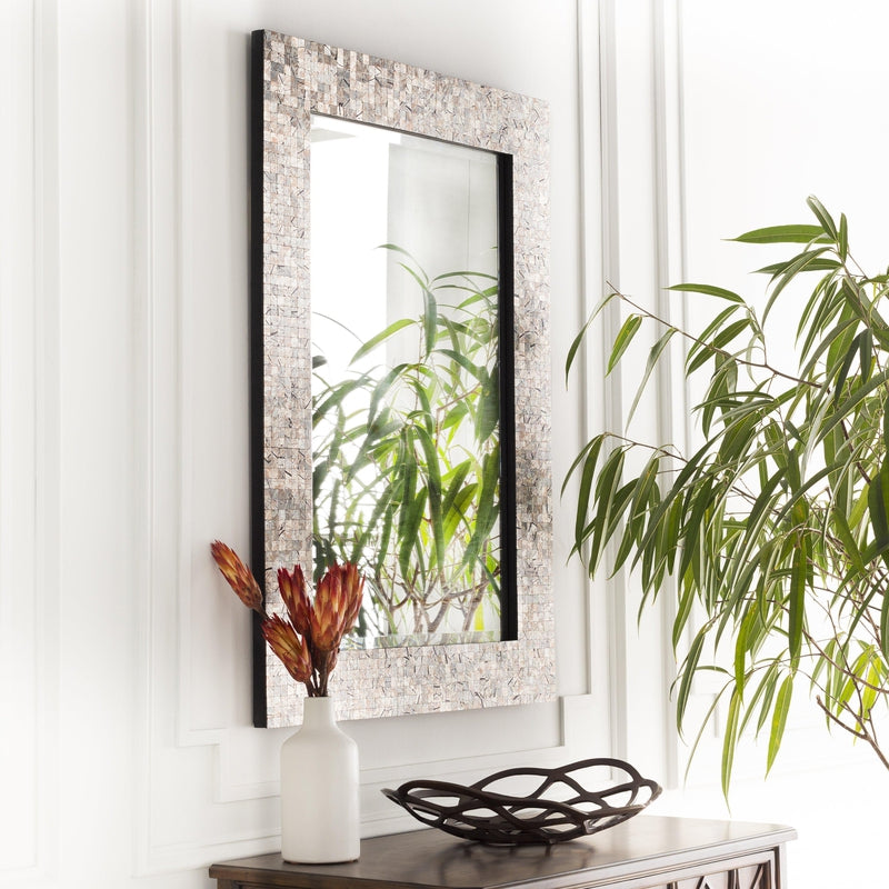 Nunspeet Global Gray Wall Mirror