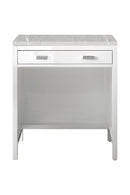 James Martin Addison 30" Countertop Unit, Glossy White