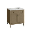 James Martin Chicago 30" Single Bathroom Vanity, Walnut Whisper