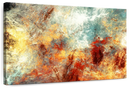 Frozen Fire Abstract Wall Art