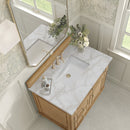 James Martin Lorelai 36" Single Bathroom Vanity, Light Natural Oak